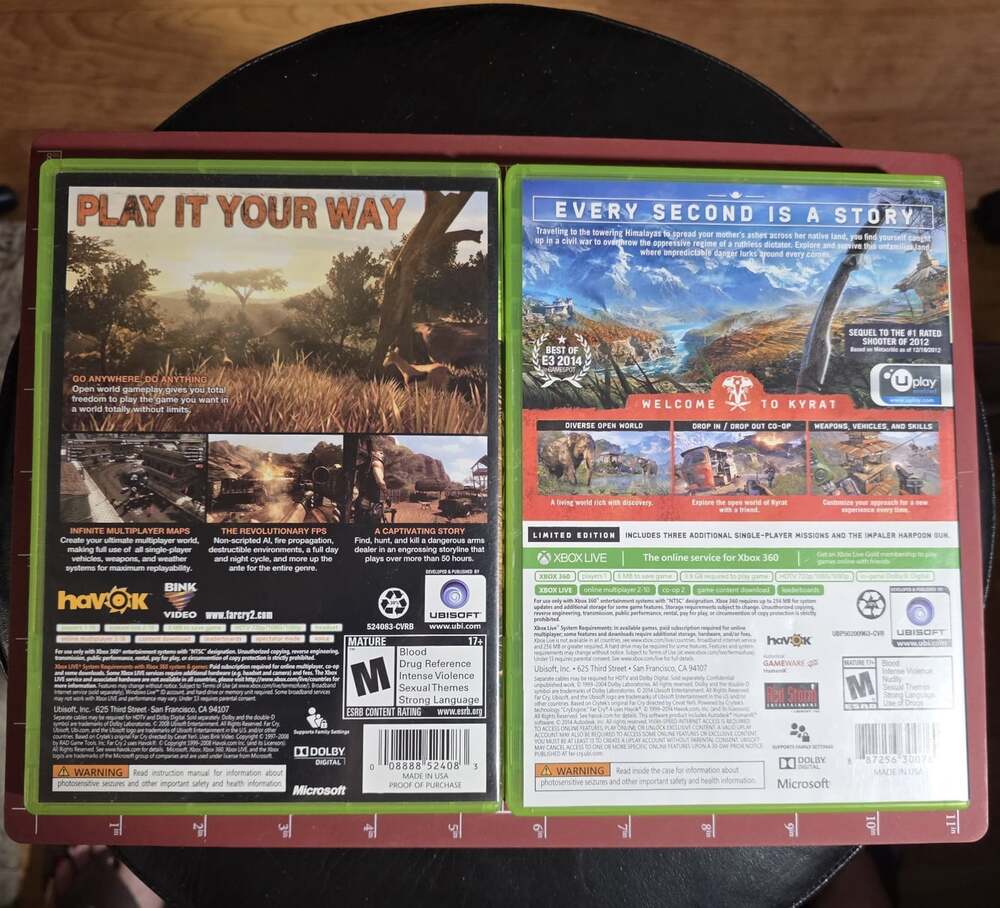 Far Cry 2, 4 Limited Edition Xbox 360 Lot - Picture 2 of 3